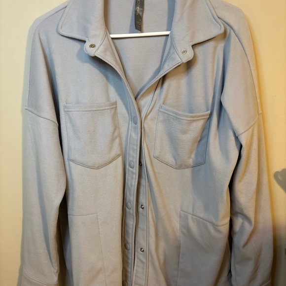 Mondetta Light Purple Shacket Shirt Jacket – Modern Collar – Medium - Picture 5 of 10